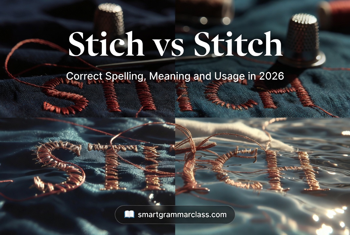 Stich vs Stitch