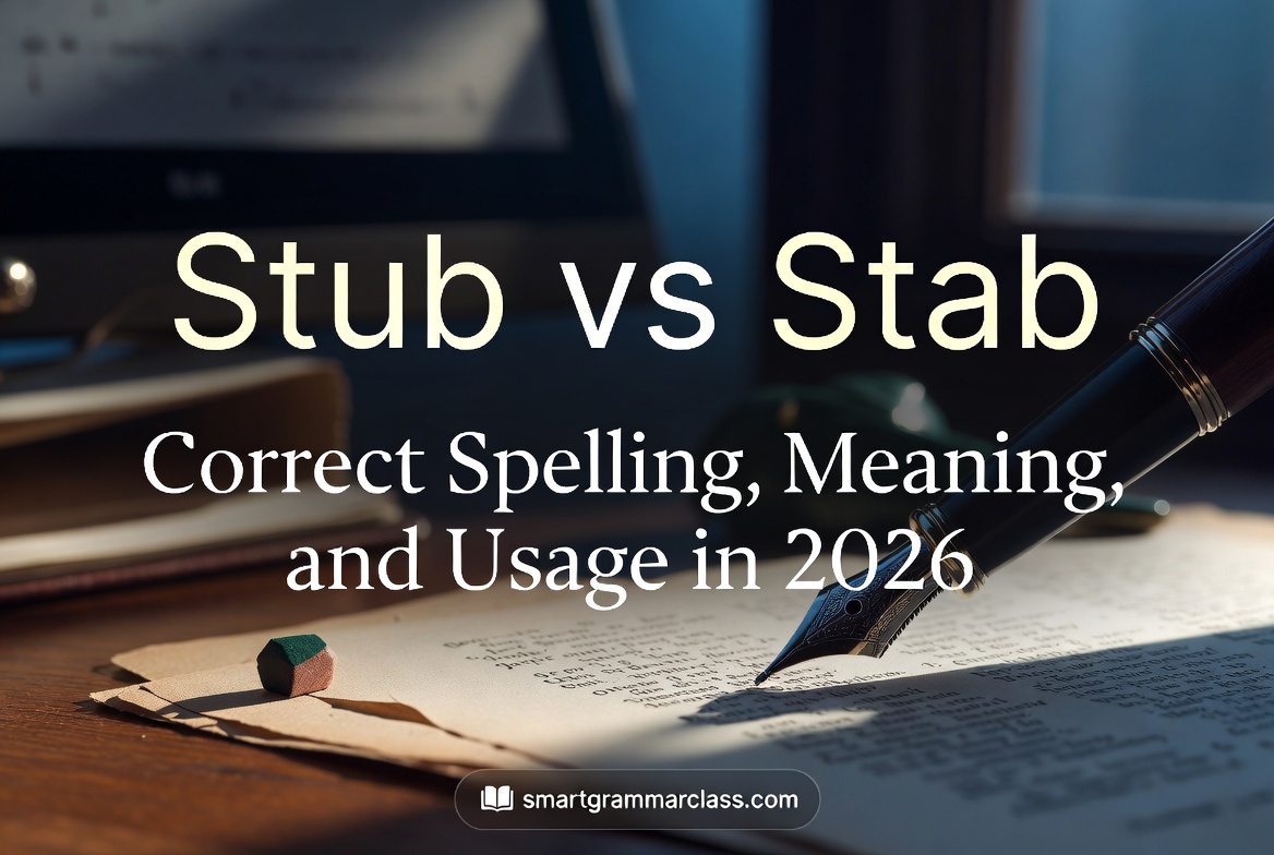 Stub vs Stab