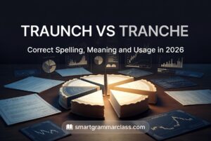 Traunch vs Tranche