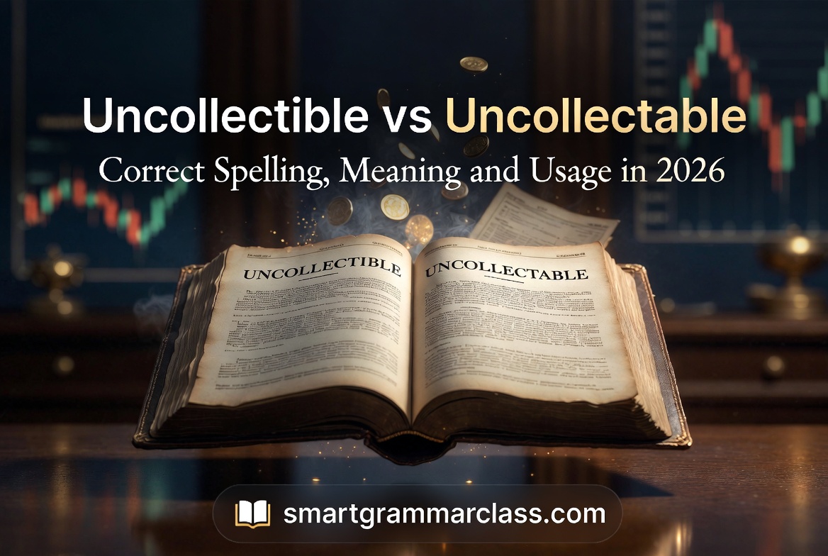 Uncollectible vs Uncollectable