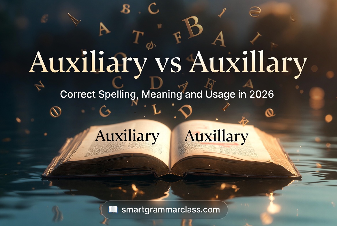 Auxiliary Vs Auxillary