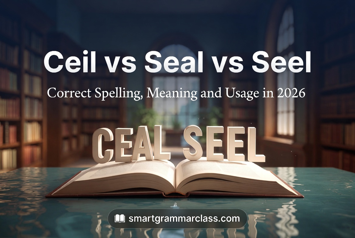 Ceil Vs Seal Vs Seel