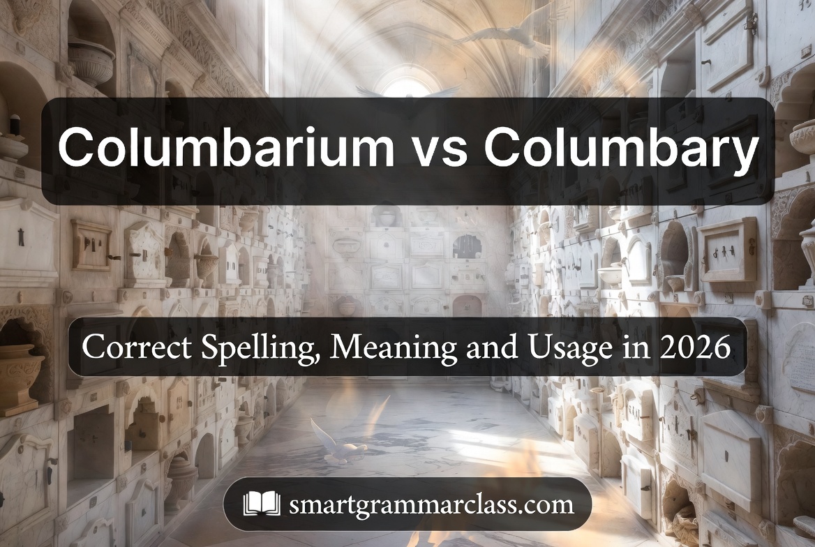 Columbarium vs Columbary