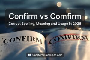 Confirm Vs Comfirm