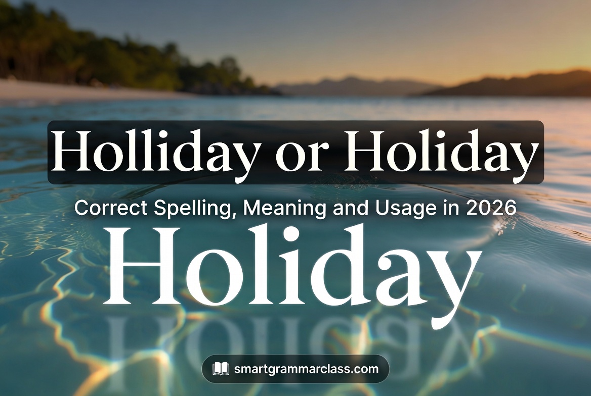 Holliday Or Holiday