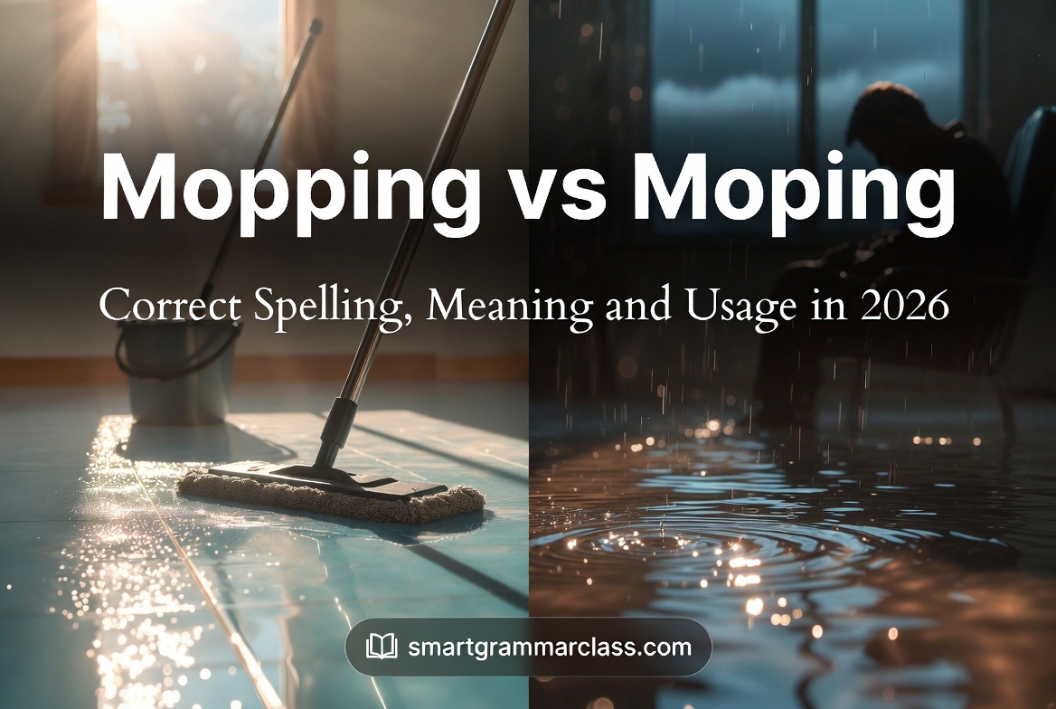 Mopping Vs Moping