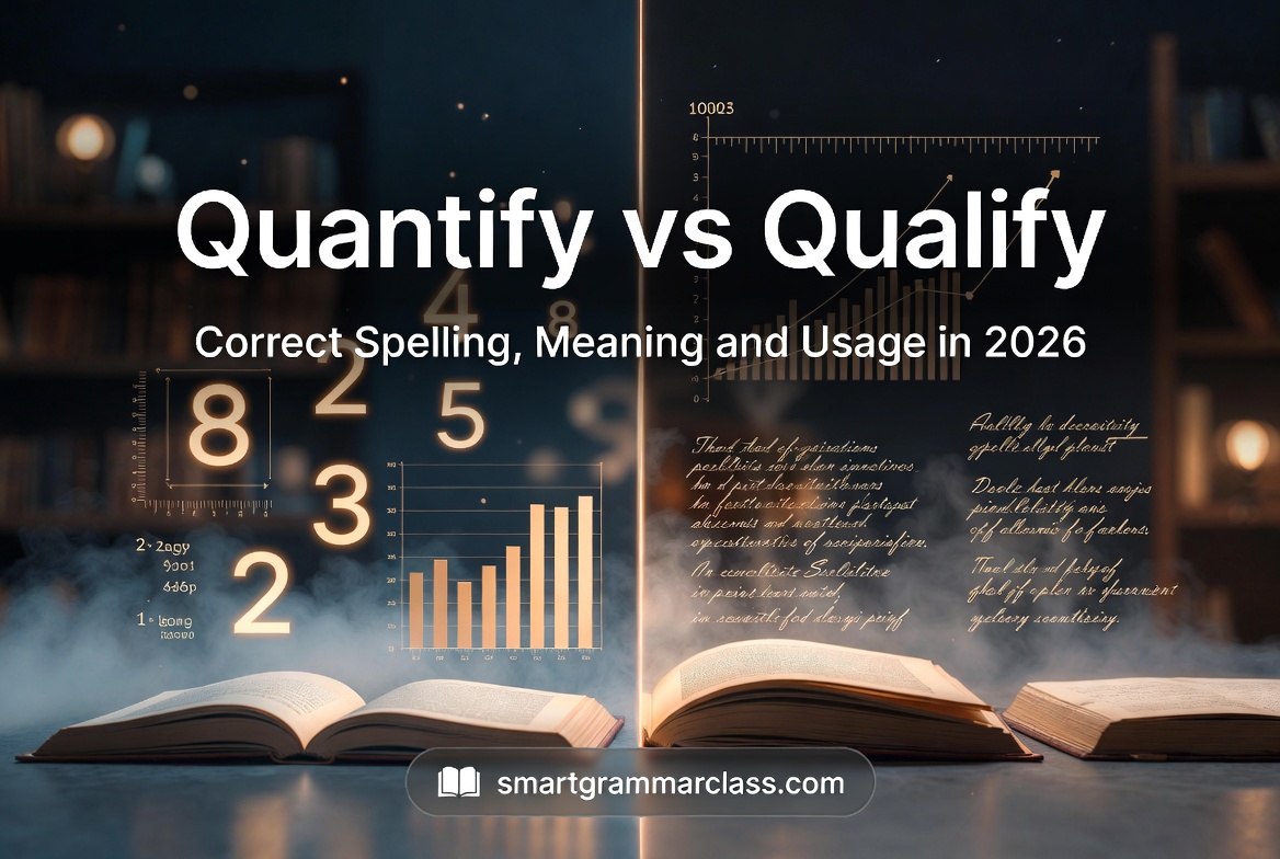Quantify vs Qualify