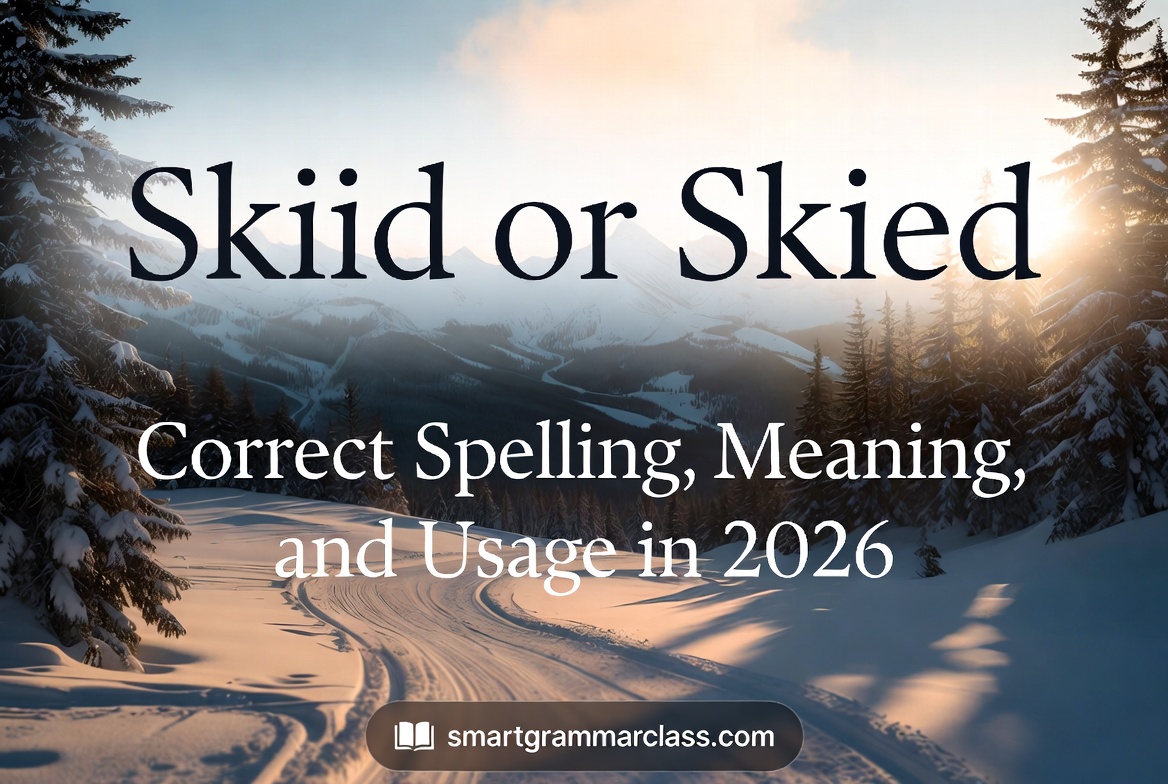 Skiid or Skied