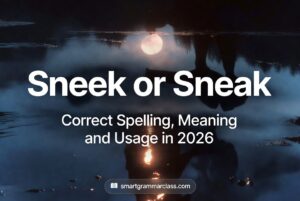 Sneek Or Sneak
