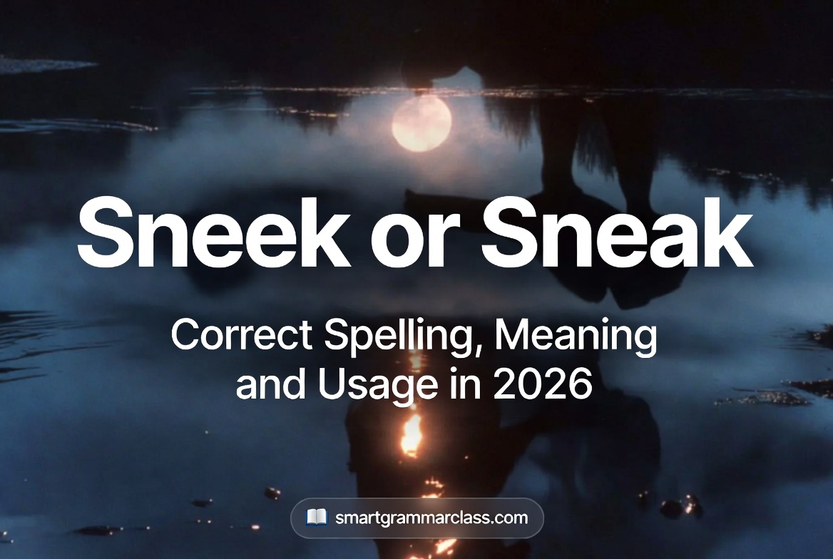 Sneek Or Sneak