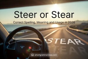 Steer Or Stear