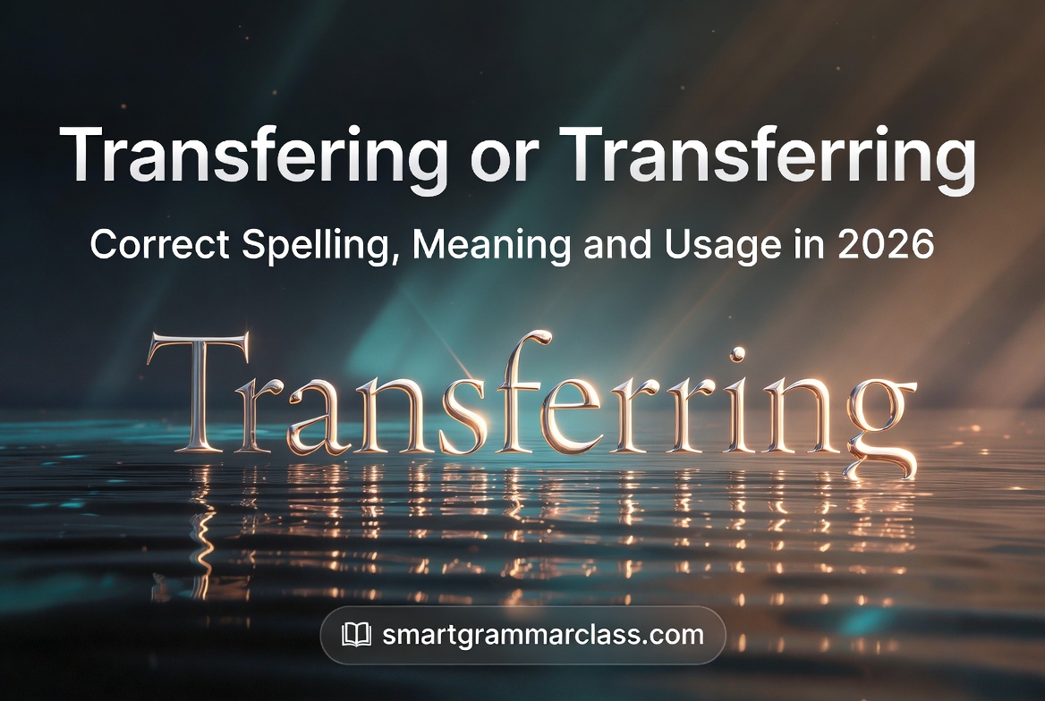Transfering or Transferring