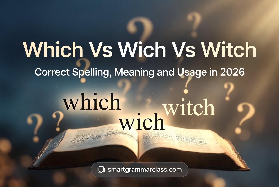 Which Vs Wich Vs Witch